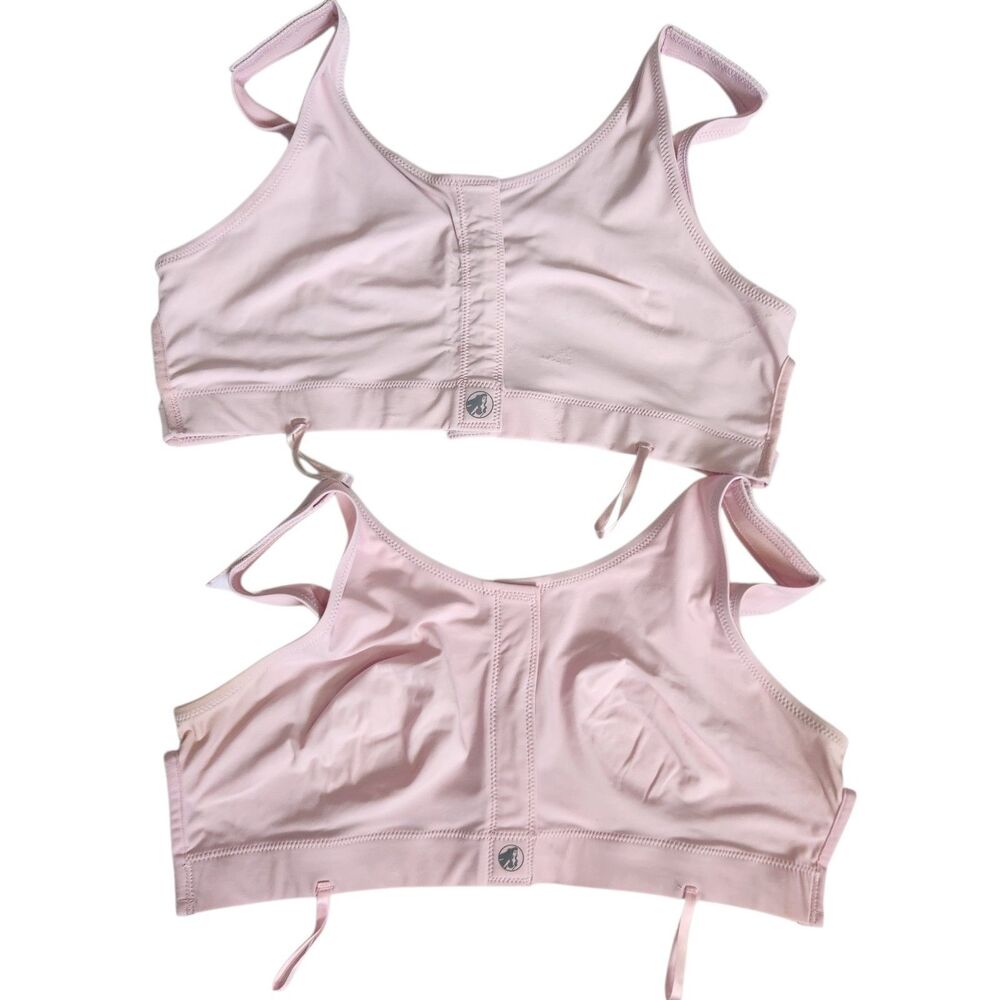 Masthead Elizabeth Pink Surgical Bra Style-042 Size L Post Mastectomy Lot 2
